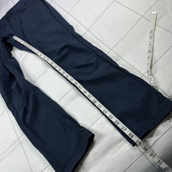 Prana Pants Womens 2 Regular Navy Blue Halle Straight Water Repellent Nylon Trek - Picture 10 of 12